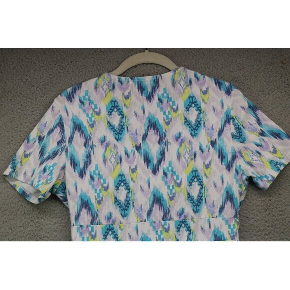 Fresh Produce Short Sleeve Icat Midi Dress-Small-Pockets - Picture 9 of 11